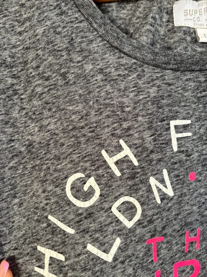 t-shirt gris foncé surperdry - photo numéro 4