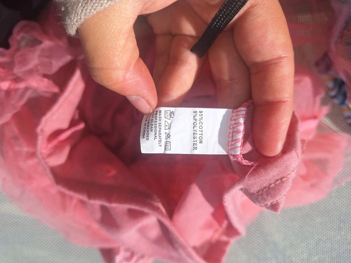 Robe rose princesse tule noeud - photo numéro 5