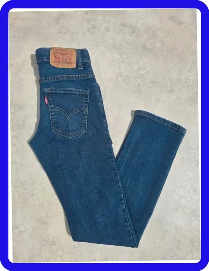 Jeans Levi's 511 W20|FR30 coupe droite bleu Femme-Women pan124