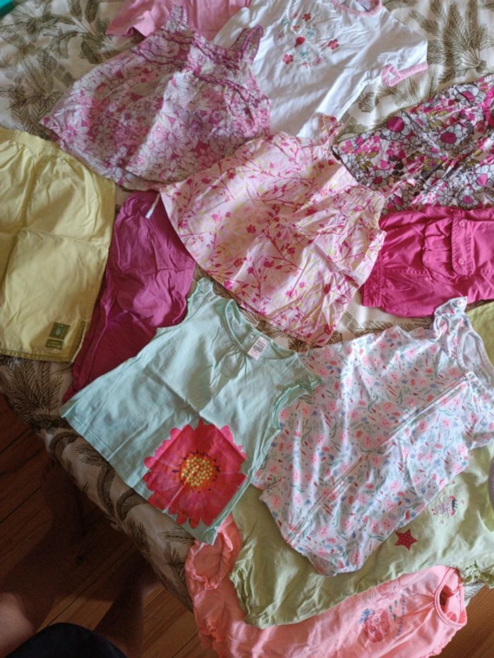 Lot 18 mois bebe fille été 14 pièces. - photo numéro 6