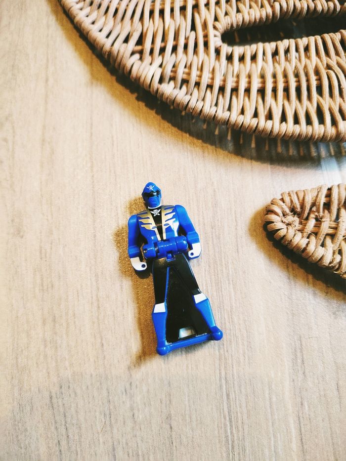 🔑 Power rangers megaforce clé/keys du ranger bleu Super megaforce marque Bandai
