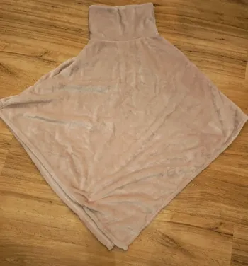 Poncho femme en polaire