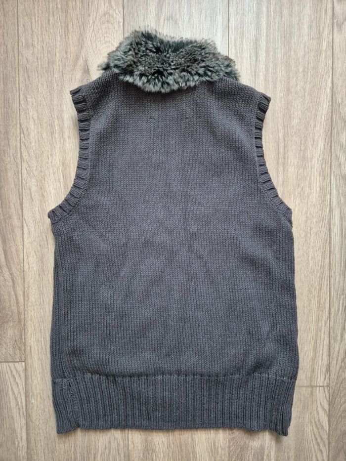Gilet fourrure sans manche - photo numéro 2