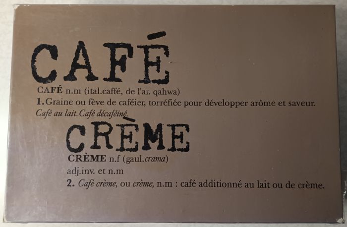 Lot Neuf 4 tasses café crème Maisons du monde avec 4 soucoupes rectangle - photo numéro 7