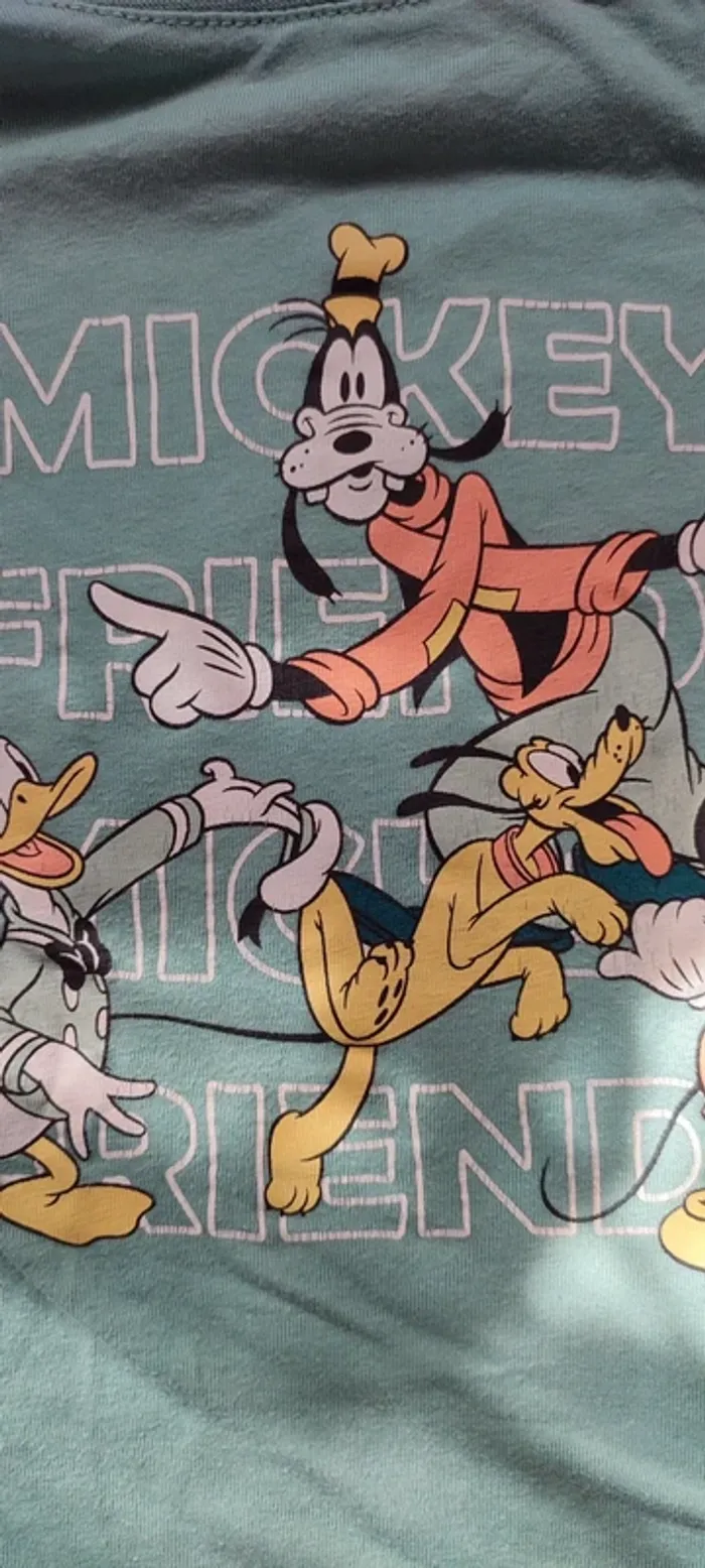 Tee shirt manches courtes garçon Mickey - photo numéro 3