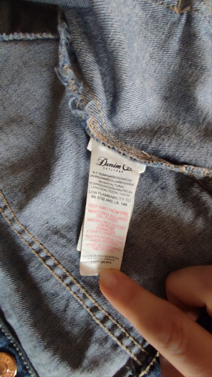 Veste en jean denim fille Primark - photo numéro 8