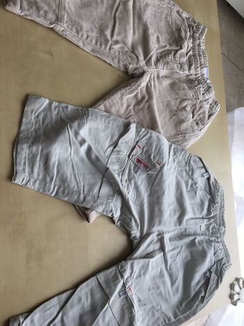 Lot de deux pantalons