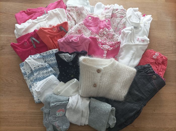 Lot vêtements bebe fille 3 mois