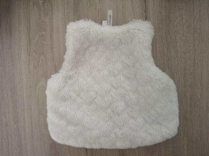 Gilet sans manche fausse fourrure - photo numéro 2