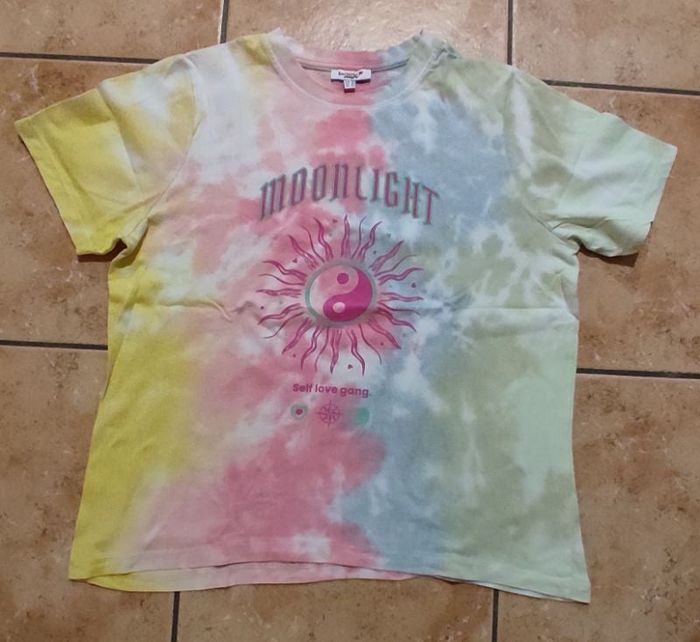 T-shirt arc en ciel Jennyfer XS