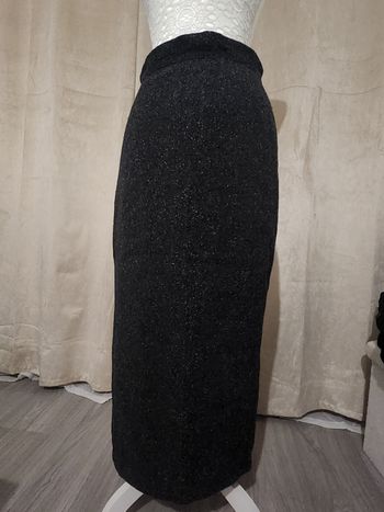 Jupe mi longue droite