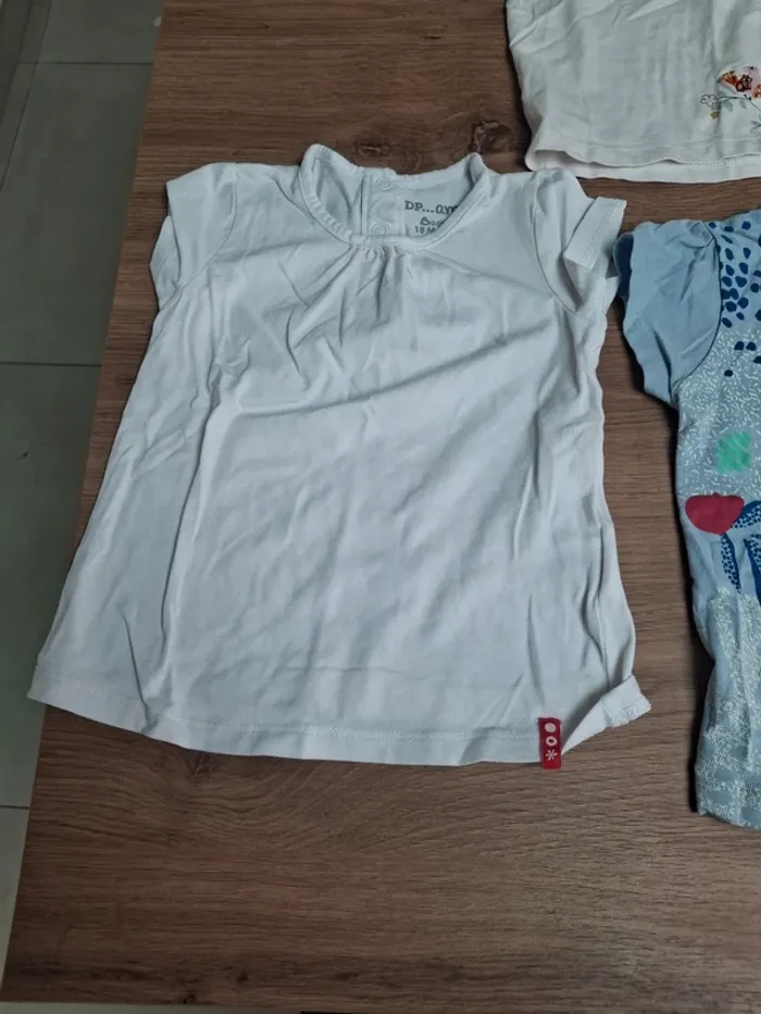 Lot de 3 tee shirt été fille 18 mois - photo numéro 3