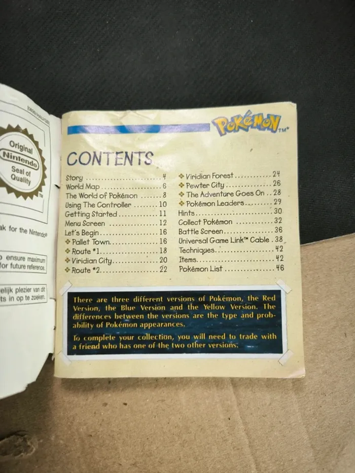 Pokemon rouge nintendo game boy - photo numéro 20