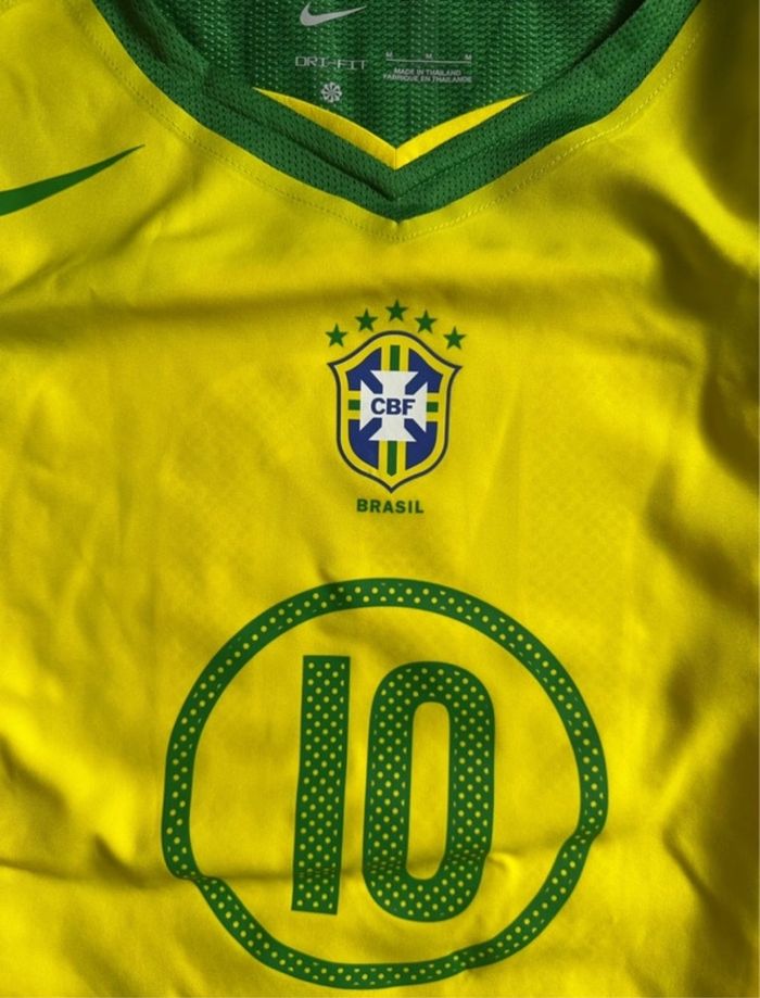 Maillot Nike Ronaldinho Brésil 2004 - Réédition Rare - Taille M - photo numéro 4