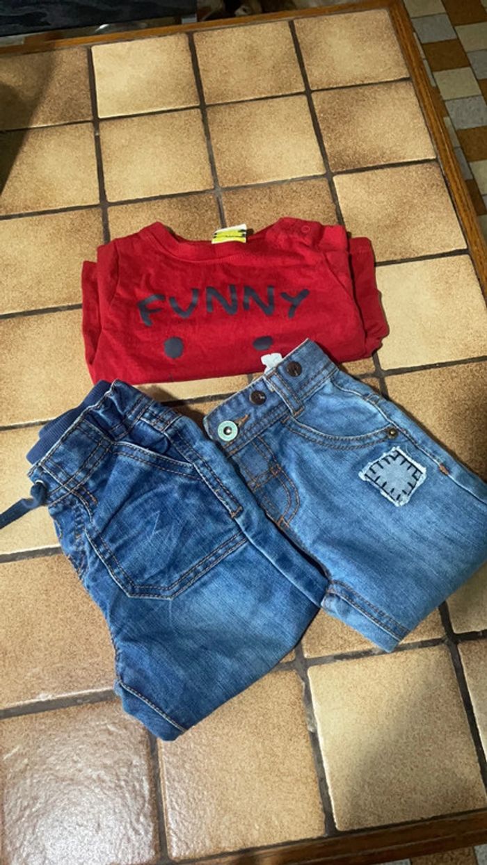 Lot teeshirt pantalons - photo numéro 4