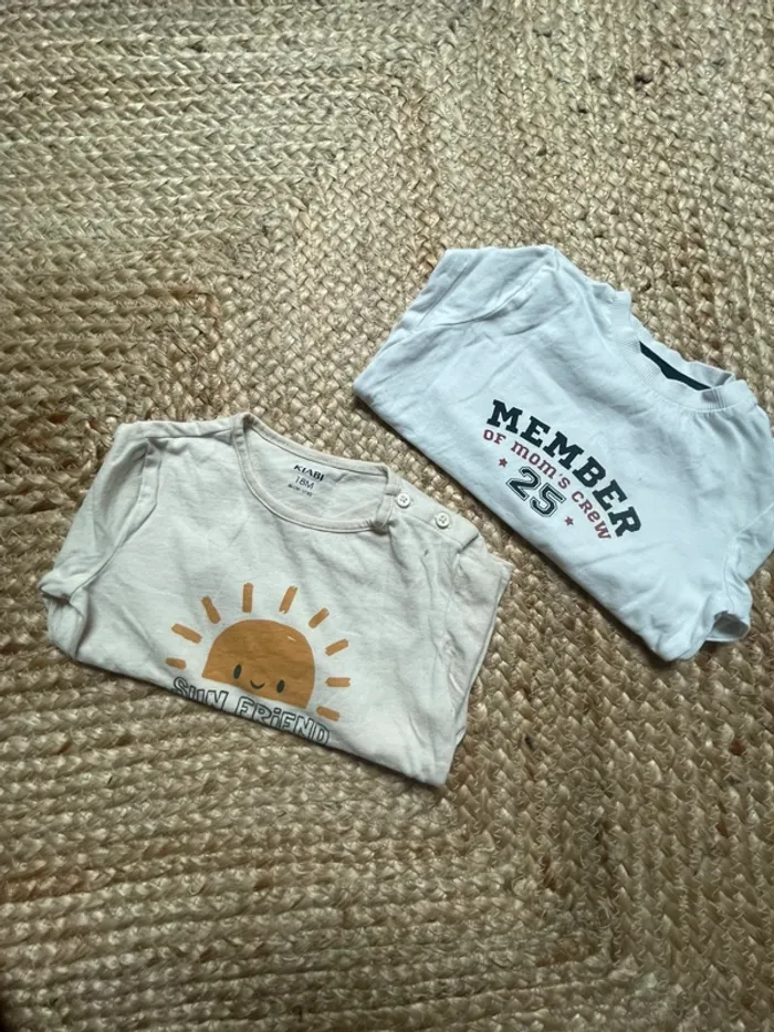 Lot de 2 tshirts