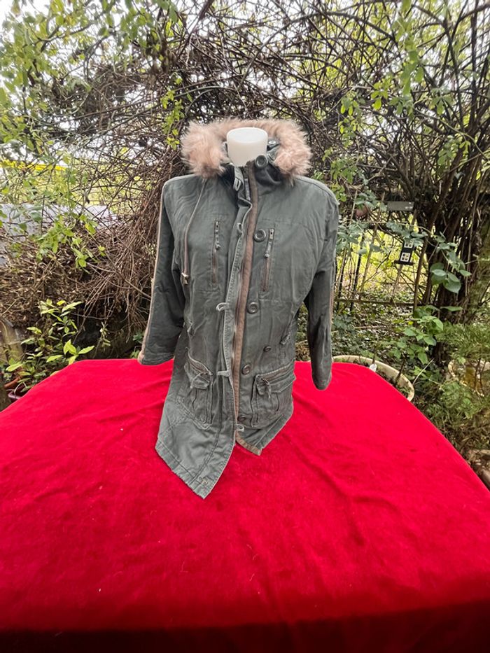 Veste Tom Tailor Femme T.44 – Style Parka Hiver Vintage - photo numéro 3