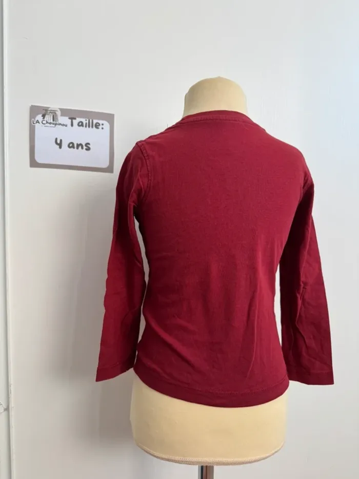 Tee shirt manches longues - taille 4 ans 🌼 - photo numéro 2
