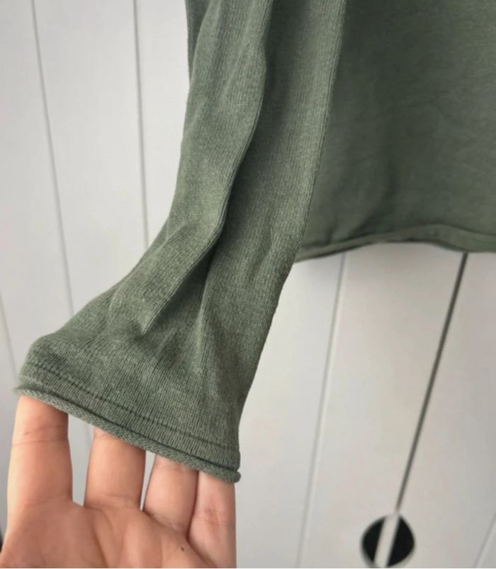 Pull vert col rond kiabi 8 ans - photo numéro 5