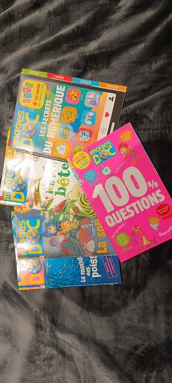 Lot de 5 livres magazines Images doc neufs