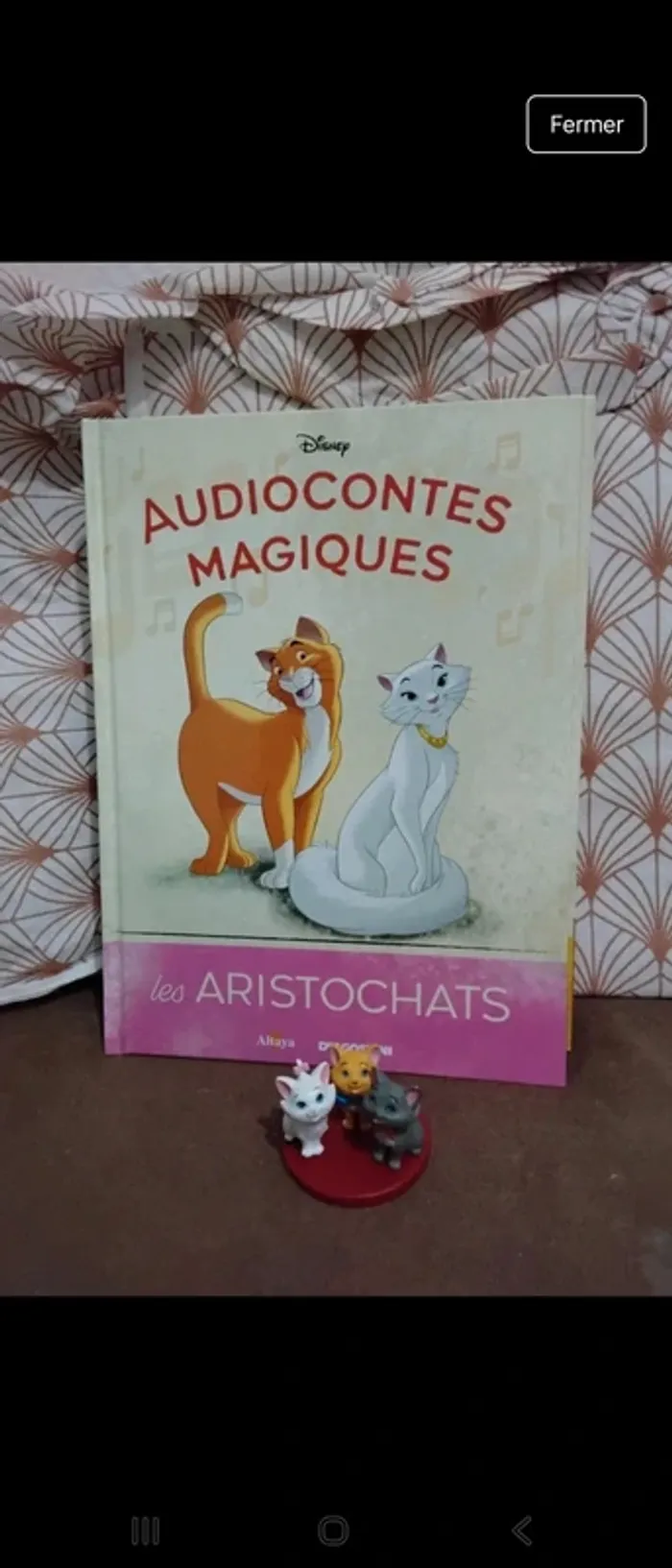 Livre+Figurine 26 audioconte magique altaya deagostini disney magic audio conte compte