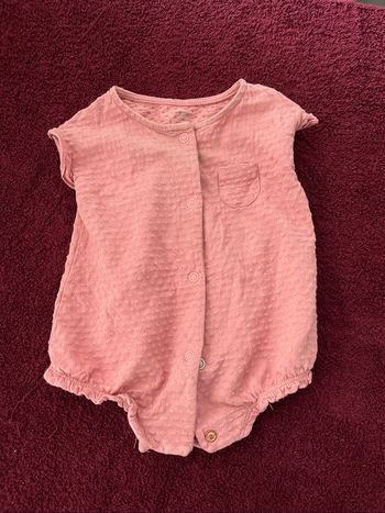 Body manche courte rose