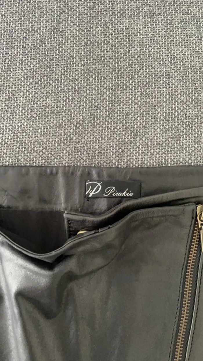 Jupe courte simili cuir Pimkie - photo numéro 3