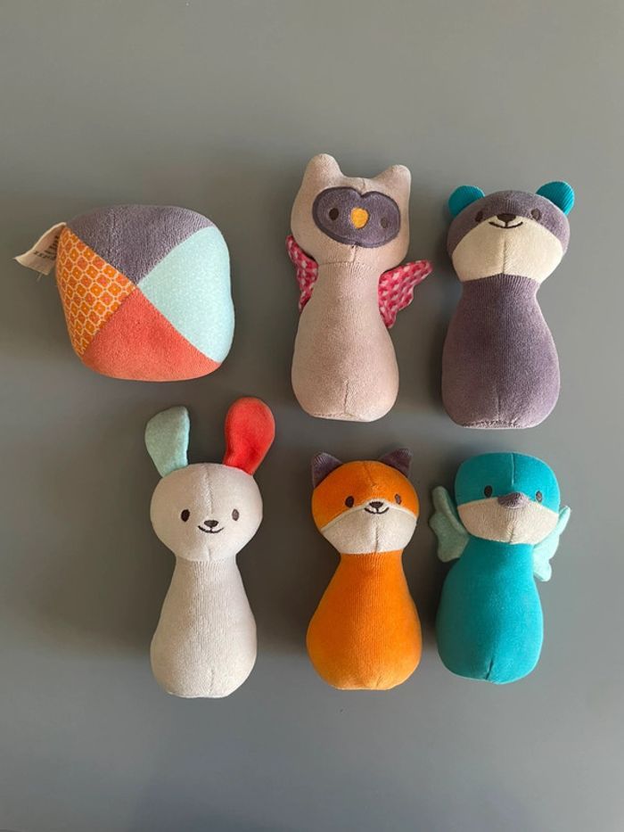 Jeu de quille Galopins des bois coton bio - photo numéro 2