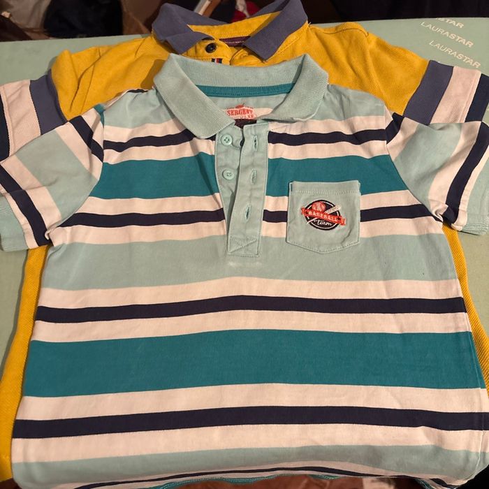 Vends lot de deux polos sergent major 5 ans très bon état