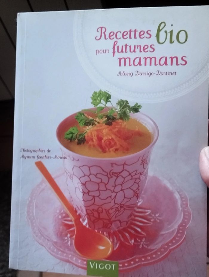 Neuf Livre Recettes bio pour futures mamans Solveig Darrigo Dartinet diététicienne