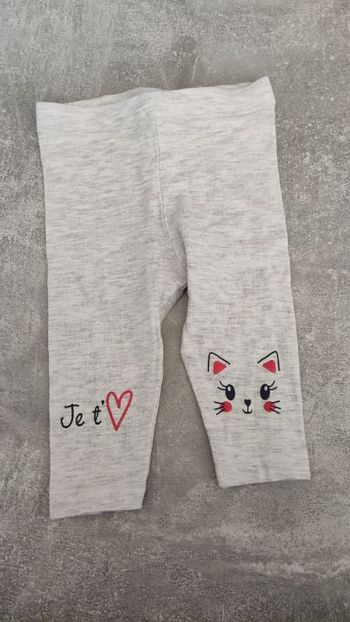Legging bébé fille 3 mois