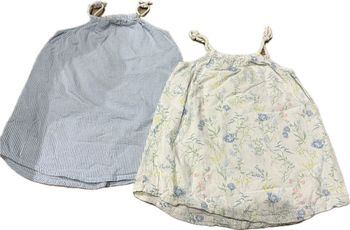Robes été assorties jumelles 4/5ans
