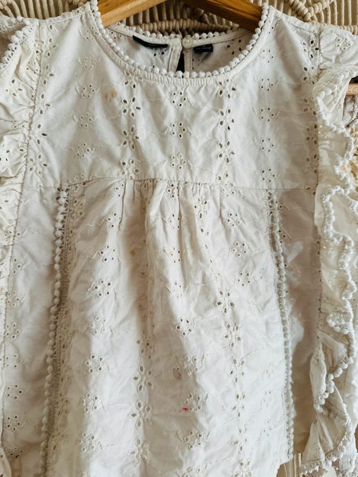 Blouse crème 6 ans - photo numéro 3