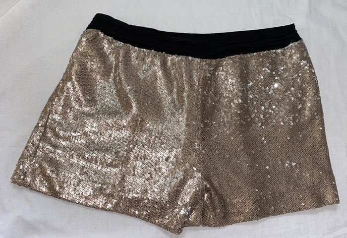 short en sequins Zara doré taille Xs