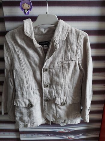 Veste lin 3ans jean bourget
