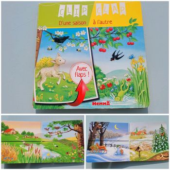 Livre animé de flaps de la collection Clip Clap 🌅 D'une saison à l'autre 🌦 14
