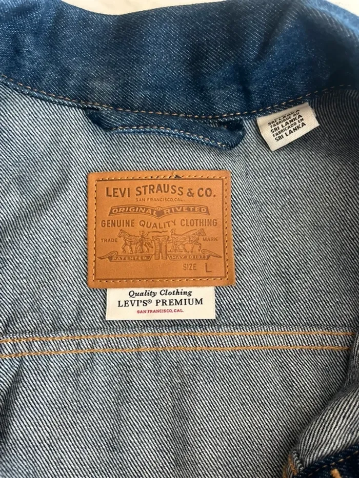 Veste jeans Levi’s femme taille L - photo numéro 2