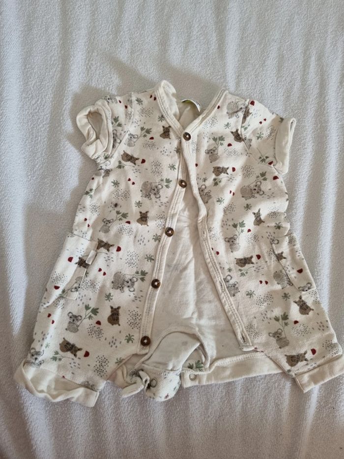 Barboteuse bébé été