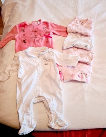 Lot vêtements naissance