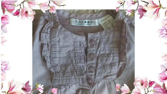 Blouse ou tunique,fille unie 3 mois ou 60 cm -Cocoon La Redoute-2 vêtements achetés le 3ème offert - photo numéro 5