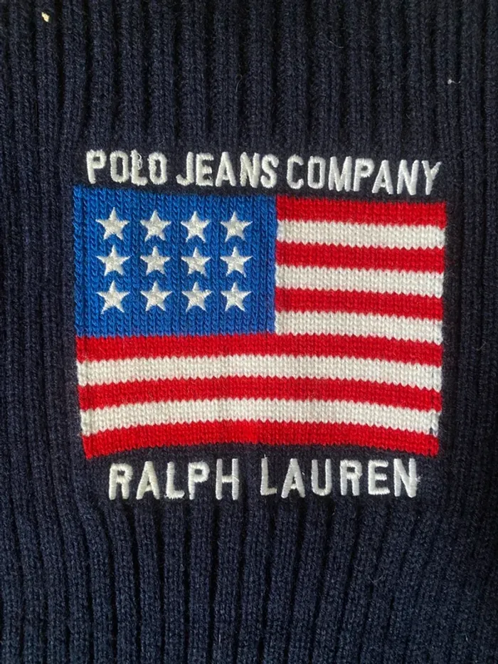 Pull Ralph Lauren Flag Brodé - photo numéro 3