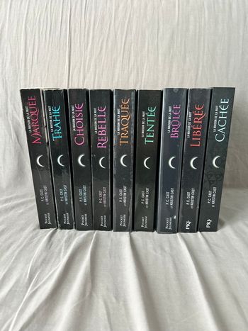 Lot saga la maison de la nuit format broché