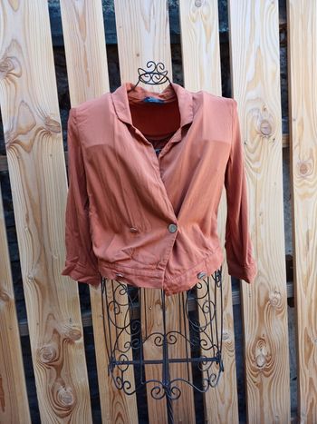 Jolie veste croisé rouille Bershka taille M