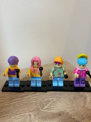 Lot figurine Kpop chasseurs de démons - Mini blocs de construction compatible lego