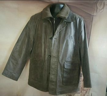 Veste en cuir OWK taille 2XL