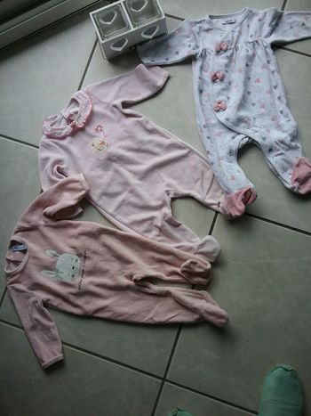7 pyjamas  bébé fille