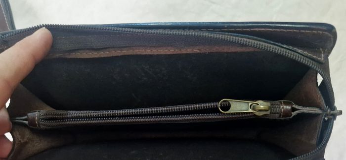 Sacoche / pochette en cuir Arthur et Aston  , marron - photo numéro 6