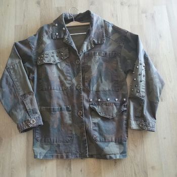 Veste camouflage style militaire