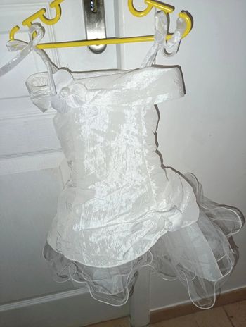 Robe de cérémonie 6mois avec châle