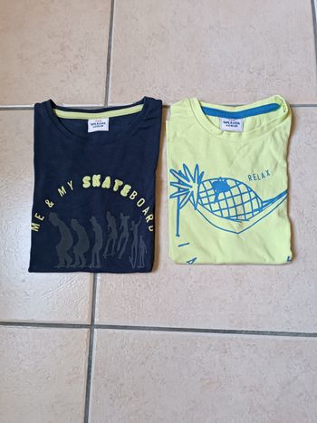Lot de 2 tee shirts Tape à l'oeil 4 ans